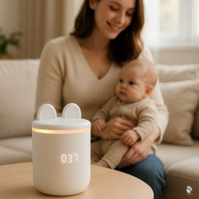 chauffe biberon nomade express blanc joli design