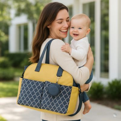 sac à langer diapy jaune leger