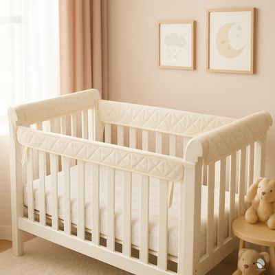 tour de lit loupiot beige 15-120cm sécure
