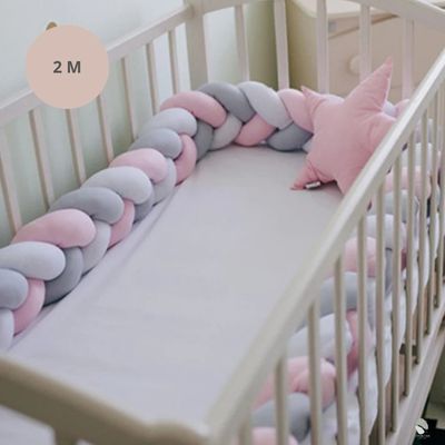 tour-de-lit-tresse-rose-gris-blanc-2-metres