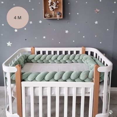 tour-de-lit-tresse-vert-4m