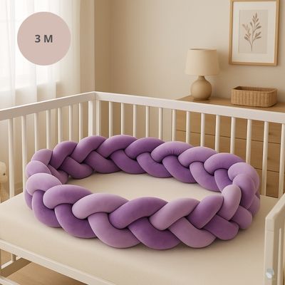 tresse de lit bébé lilacoccon 3 mètres barrière protectrice