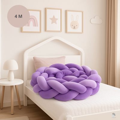 tresse de lit bébé lilacoccon 4 mètres barrière protectrice