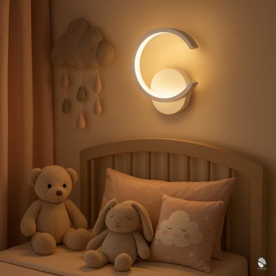 veilleuse murale bebe moon demi lune joli design