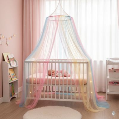 Ciel de lit arc en ciel cocon douillet