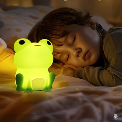 Veilleuse bébé grenouille froggie lumière apaisante 