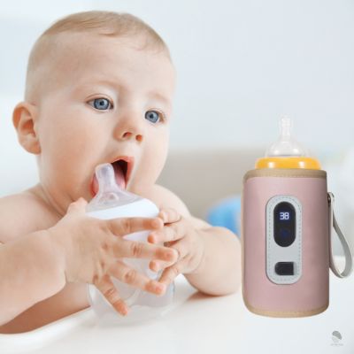 chauffe-biberon-nomade-rose-temperature