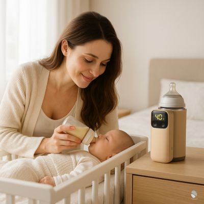 chauffe biberon nomade warmy température sécuritaire