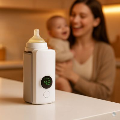 chauffe biberon nomade yummy blanc réglable sur mesure