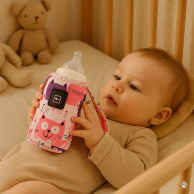 chauffe-lait-milky rose sécuritaire