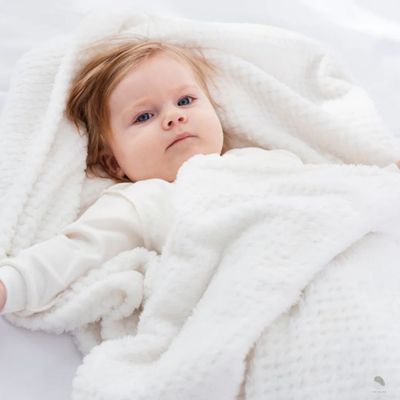 couverture d'emmaillotage gaufre douceur