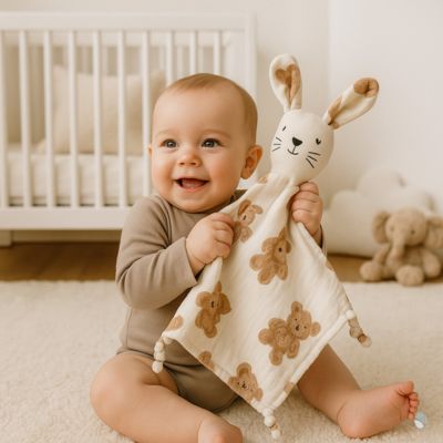 doudou lapin ourson câlin