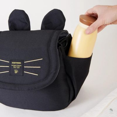 sac-a-langer-kitty-noir-poche-bouteille