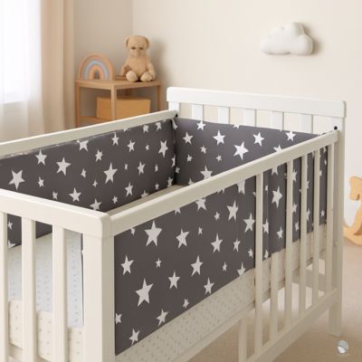 tour de lit bébé étoile décoration chambre