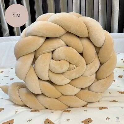 tresse de lit sable kaki 1m 3 brins