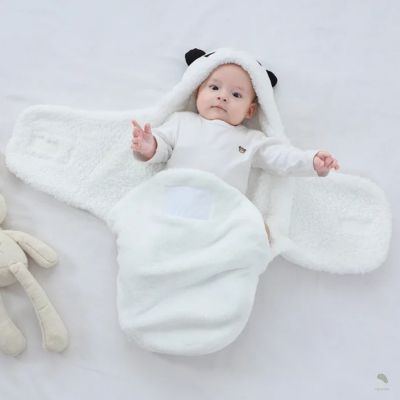 turbulette hiver animal panda blanc pratique