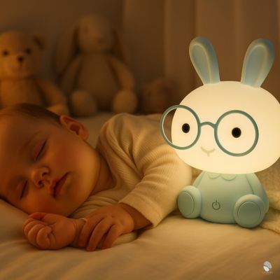 veilleuse corky bleu sommeil-securisant doux eclairage